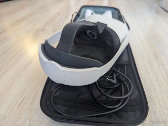 Meta Quest 2 (128 GB) + Elite Strap + 5m Fiber Link kabel + - 7