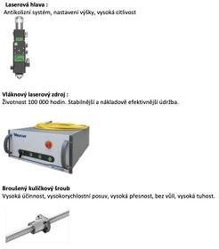Vláknový laserový pálící stroj TVARcut LF1390 - 7