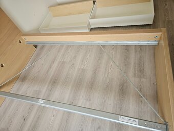 Postel IKEA MALM 180x200cm 4 šuplíky 2 rošty - 7