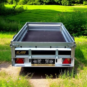 Přívěsný vozík 2,65m x1,30, profi - svařovaný rám - 7