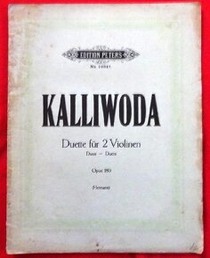 Historické hudebniny - notové sešity - 7