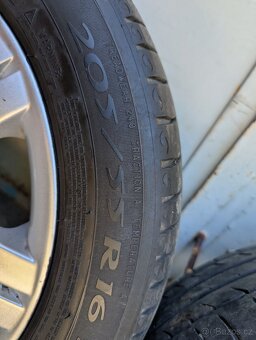 4x alu letní sada, originál VW, 7Jx16H2 ET37 - 7