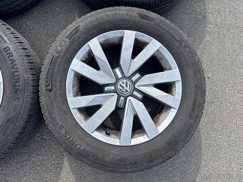Alu orig letní sada VW Aragon 5x112 6,5J ET41 215/60 R16 - 7