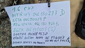 VW škoda motory CXX - CLH a díly CXX + CLH 1,6 Comm vstřiky - 7