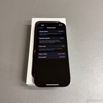 iPhone 16 Pro 256GB černý, pěkný stav, 12 měsíců záruka - 7