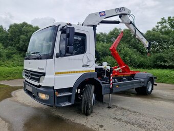 Mercedes Atego 1618 hákový nosič kontejnerů s hyd.rukou - 7