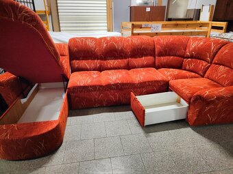 Sedačka ve tvaru U rozkládací - 7