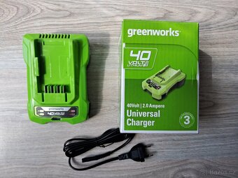 AKU KŘOVINOŘEZ GREENWORKS GD40BCB2 40V - 7