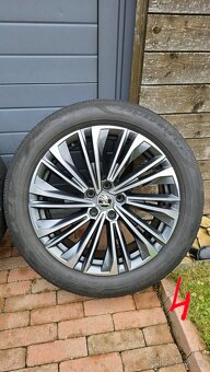 Orig AL kola Cursa 19" Škoda Kodiaq + PNEU 3 mm - 7