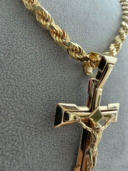 Zlaty kříž - přívěsek 19.67g 585 14k - NOVY NENOŠENÝ ZLATO - 7