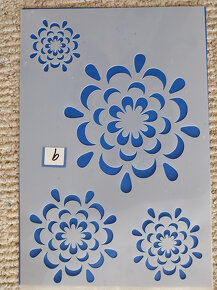 Malování na textil- ŠABLONY 1 - 7