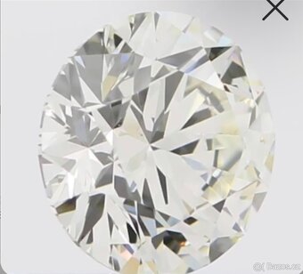Prsten s diamanty 0,52 karátů, bílé zlato - 7