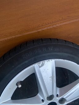 Alu kola BMW r17, 5x112, zimní pneu - 7