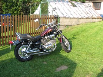 Yamaha Virago Nové Nerezové Laděné Výfuky Thundering Eagle - 7