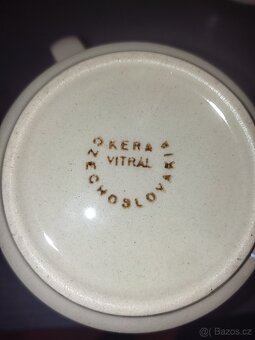 Čajová sada a hrnky kera vitral - 7