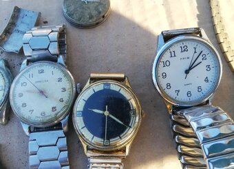 Staré hodinky, torza, díly Prim, Anker a další. - 7