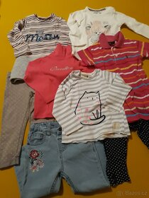 Dívčí oblečení 8ks vel. 86/92 - 7