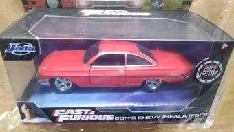 Fast & Furious modely Jada 1:32 Chevrolet a Nissan - 7
