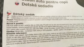 AUTO-SEDAČKA 2kusy, naprosto nové - 7
