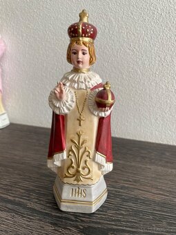 Starožitná porcelánová figura Pražské Jezulátko - 7