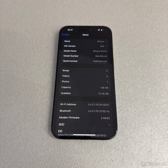 iPhone 15 Pro 128GB, pěkný stav, 12 měsíců záruka - 7