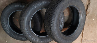2 +1 zimní pneumatiky SEMPERIT 215/65R16 98H 7,50mm - 7