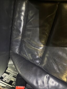 Sedačky Audi A6 4F C6 sedan černé kožené - 7