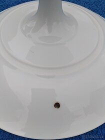 Starožitný porcelánový podnos na nožce - 7