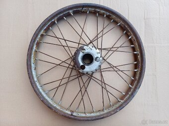 Prodám přední a zadní kolo Jawa 250 Duplex - 7