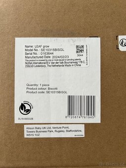 Lehátko houpátko Nuna Leaf biscotti - 7