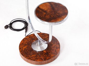 Luxusní funkcionalistická lampa, ořech - 7