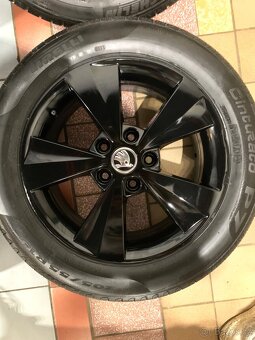 Alu kola Škoda R16 5X112 LETNÍ PNEU 205/55 R16 100% Vzorek - 7