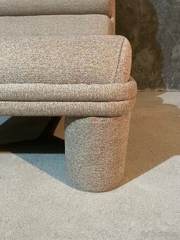 Béžové křeslo Dutchbone - 7