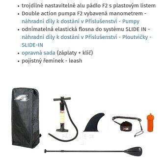 Paddleboard F2 320/85/15 na váhu 150 kg - 7