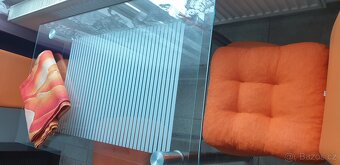 Skleněný stůl + 3x židle - 7