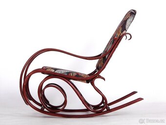 Parádní houpací křeslo THONET po renovaci, 1935. - 7