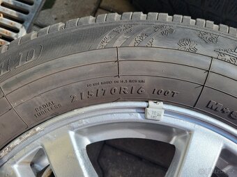 ALU kola, zimní pneu 215/70 R16 Mitsubishi - 7