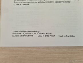 NOVÉ Štítky, typové osvědčení tažného Octavia 1 - 7
