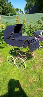 Francouzský retro kočárek Aubert. - 7