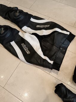 Rebelhorn-Pánská kožená moto kombinéza, dvoudílná - 7