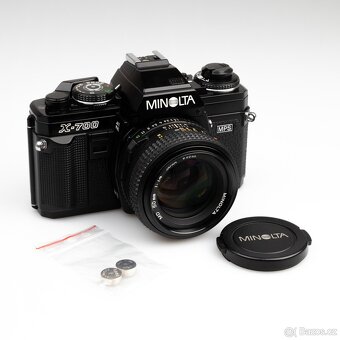 Minolta X-700 jako NOVÝ STAV + 50mm f/ 1,4 - 7