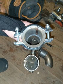 2,25" 57mm výfukové klapky dual pár - 7