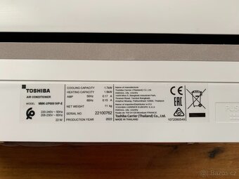 Vnitřní jednotka k multisplitu Toshiba ve výkonu 1,7 kW - 7