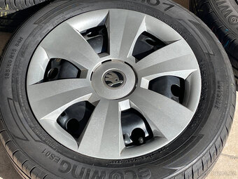Letní sada 5x100 Škoda Fabia 185/60 R15 Kumho Ecowing - 7