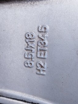 Alu kola mercedes amg 5x112 r18 s pneu letni - 7
