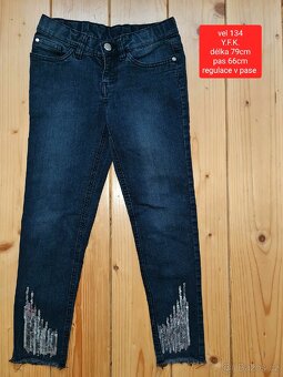 Vel 134-140, sety, rifle,šaty,vesty.... - 7