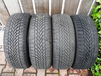 Komplet Zimní Sada Bridgestone +Poklice205/55/16 ET 46 5X112 - 7