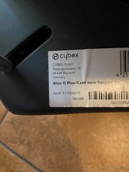 Autosedačka Cybex Aton Q plus se základnou na Isofix - 7