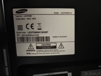 Televize Panasonic LE37D550K1W - 7