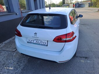 PEUGEOT 308 SW 1.2i 96kW combi, r.21 130000km ČR VELMI PĚKNÝ - 7